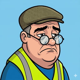 Brendan the driving instructor looking disappointed